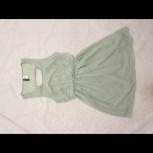 Light mint green summer dress